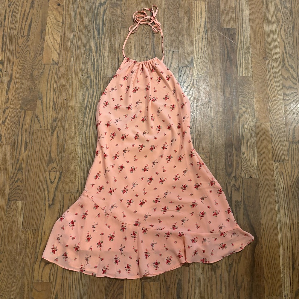 NWT Wild Fable Floral Halter Mini Dress